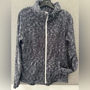 Lululemon black and white lightweight jacket, size 8